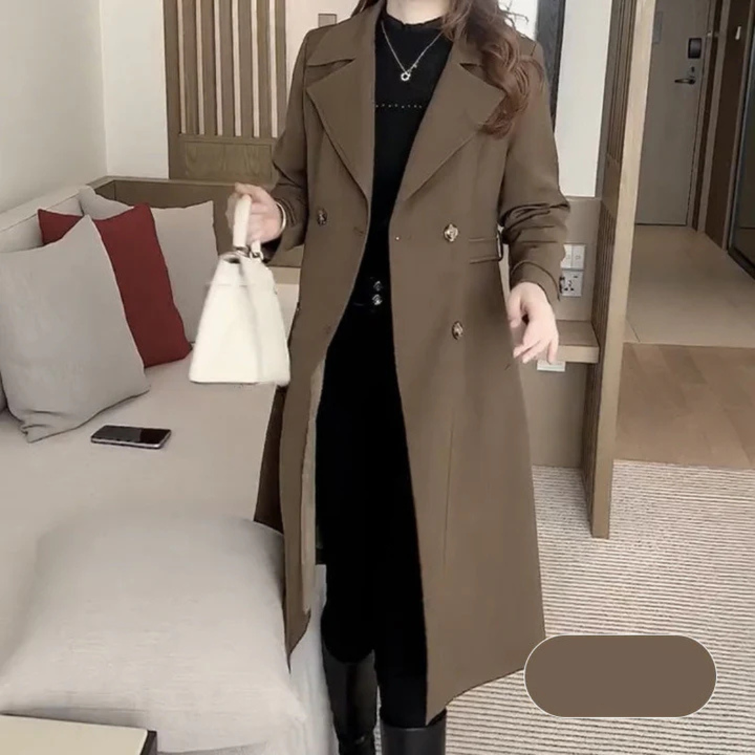 Alina | Eleganten podložen plašč